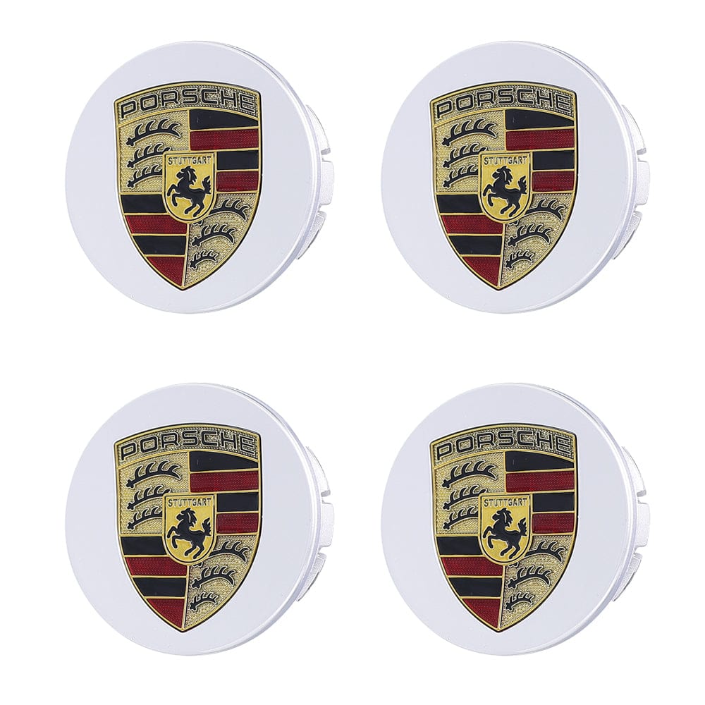 Premium LED Floating Wheel Logo Center Hub Caps Various Designs for Porsche